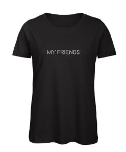 MY FRIENDS DONNA T-shirt nera Bellavita Style